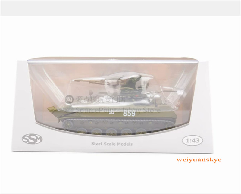 1:43 BTR-ZD Soviet BTR-ZD Self-Defense Artillery Tank Model Display Toy SSM3047
