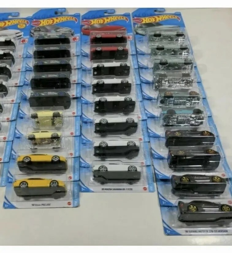 JDM HOT WHEELS GRAB BAG LOT OF 6 RANDOM PULLED JDM NISSAN,HONDA,TOYOTA,MAZDA