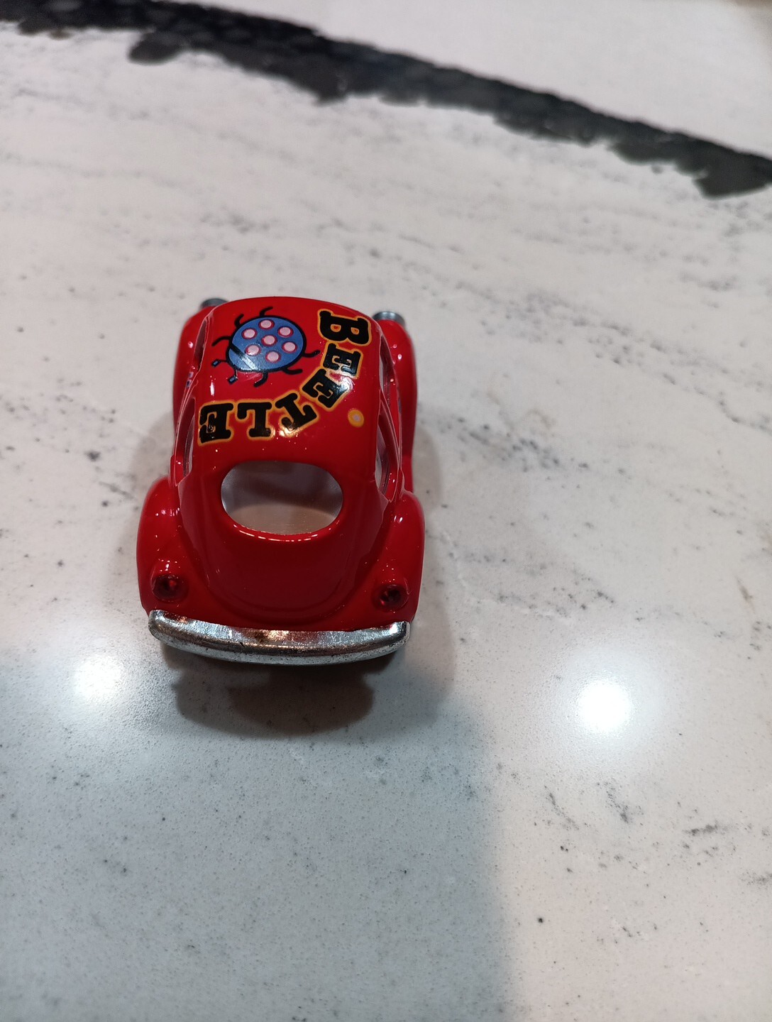 Red Kintoy Pullback Action Volkswagen VW Beetle Free Shipping! H009