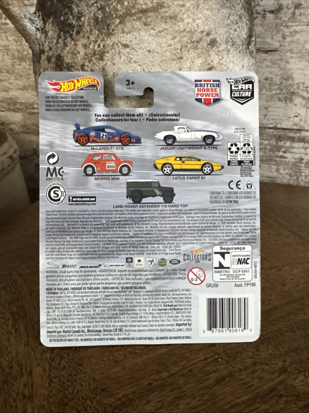 Hot Wheels Premium 2021Car Culture British Horse Power MORRIS MINI #3/5 (Orange)