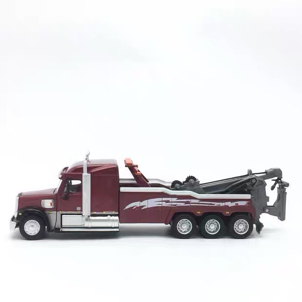 1:55 Freightliner Heavy Duty Tow Truck Diecast Plastic Model Static Display