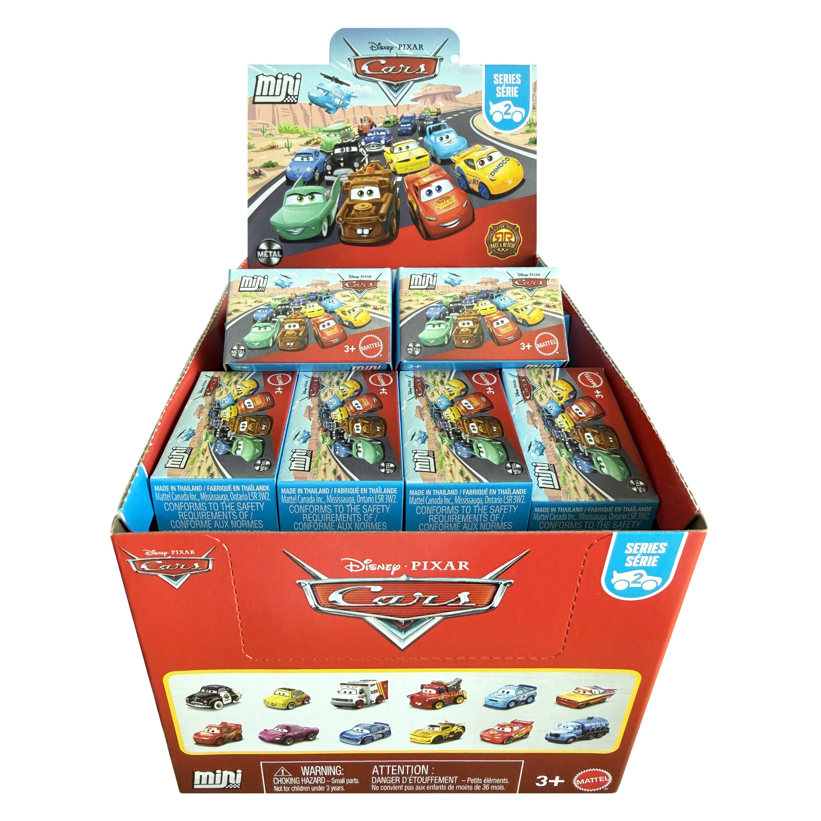 Disney Pixar Cars Mini Racers Metal Series 2 – 1 Random Blind Box Each