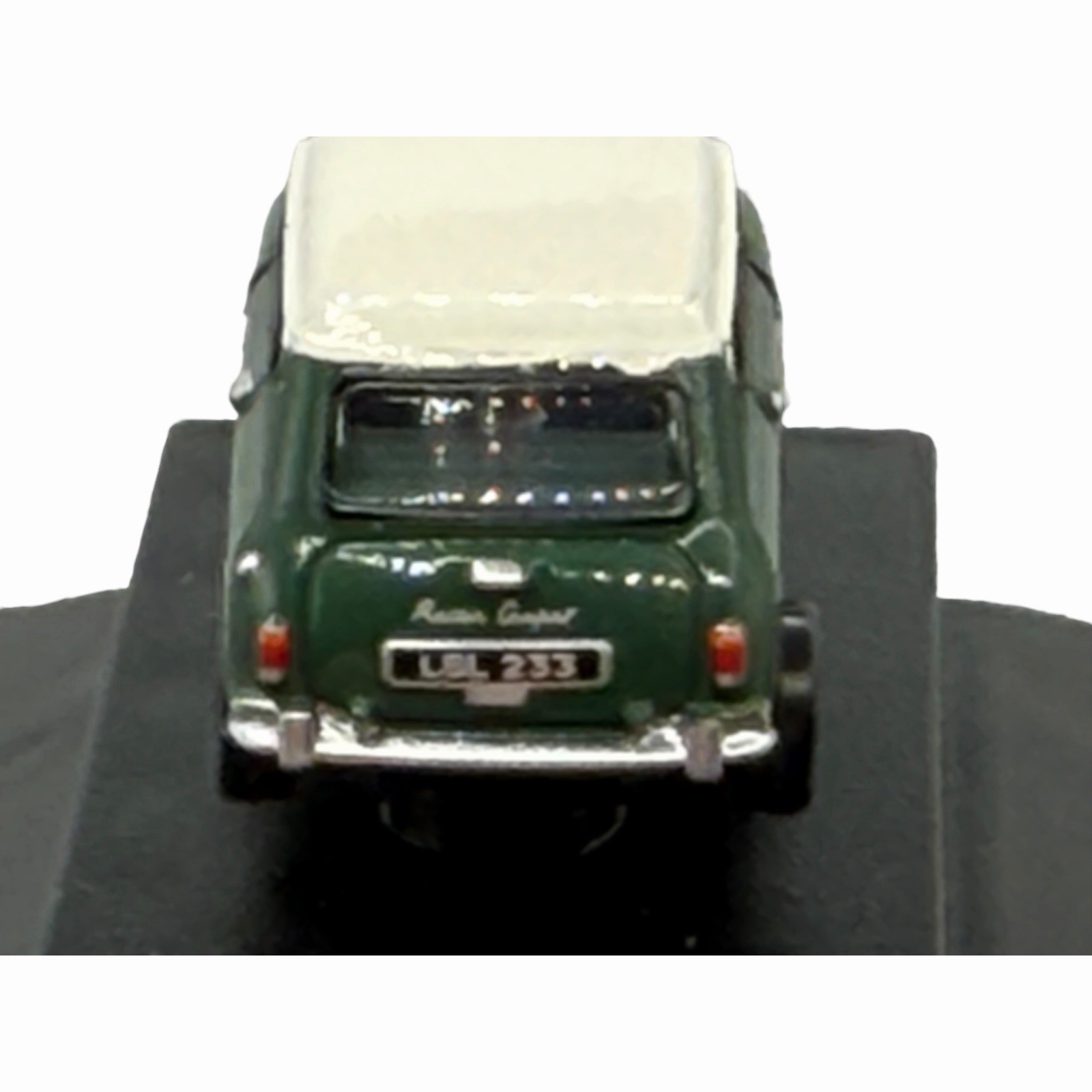Austin Mini Cooper Almond Green with White Roof Diecast car 1:120 Scale Oxford
