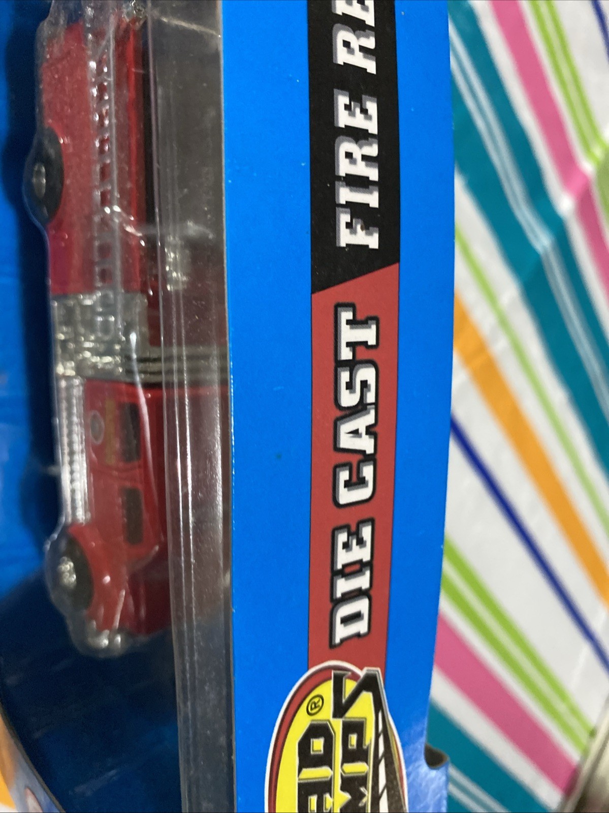 Road Champs Die Cast 1998 Fire Department Pumper Truck Ships Free!