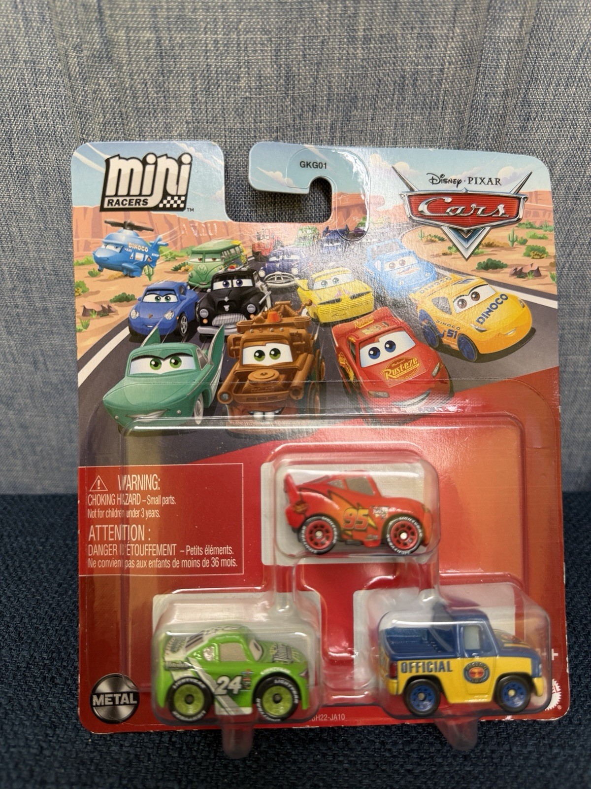 Disney Pixar Cars Mini Racers 3 Pack New In Package Lightning, Dexter, Brick