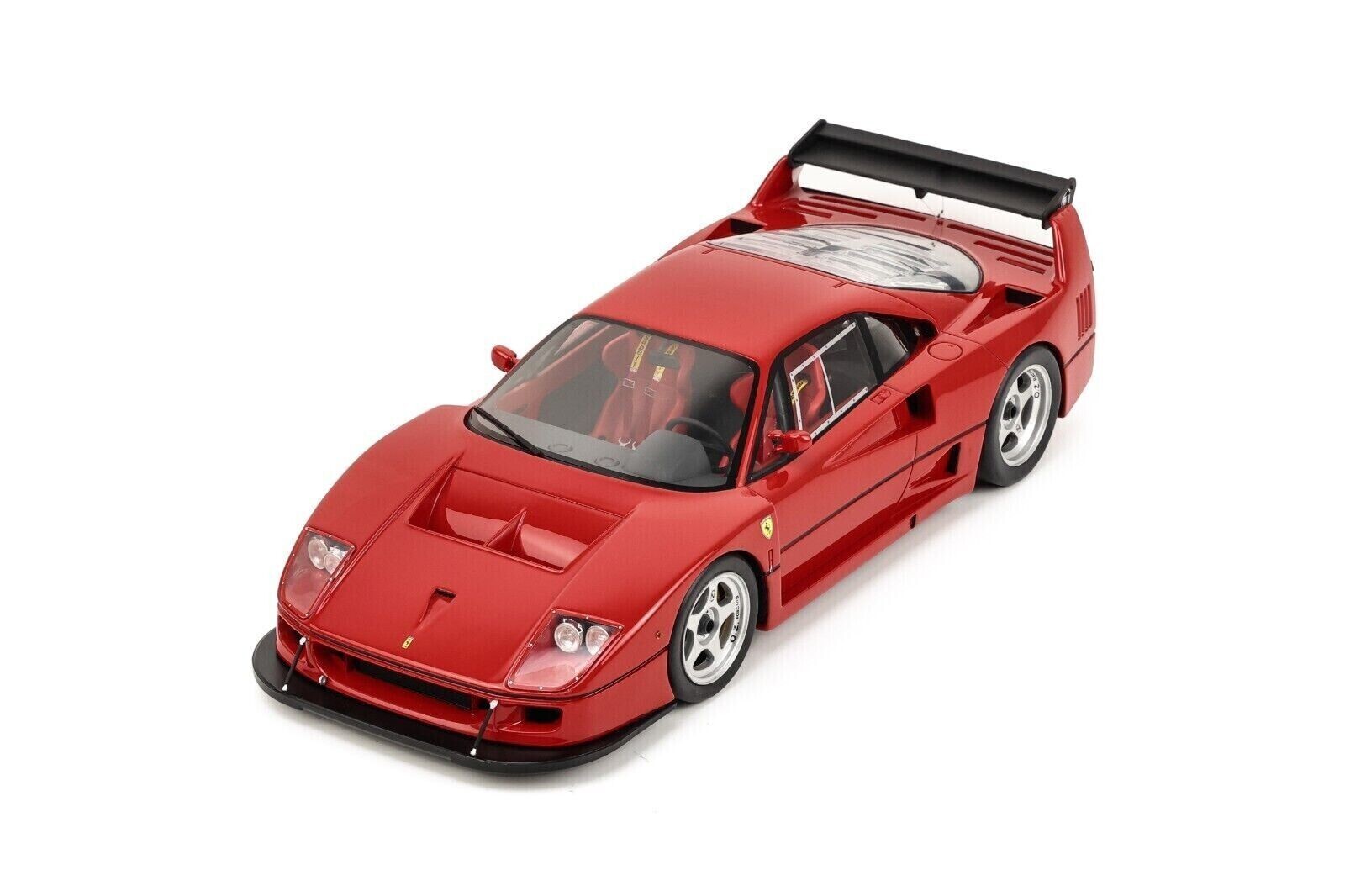 1/18 Scale Ferrari F40 LM Red 1989 Rosso Corsa Red Model Car By GT Spirit GT388