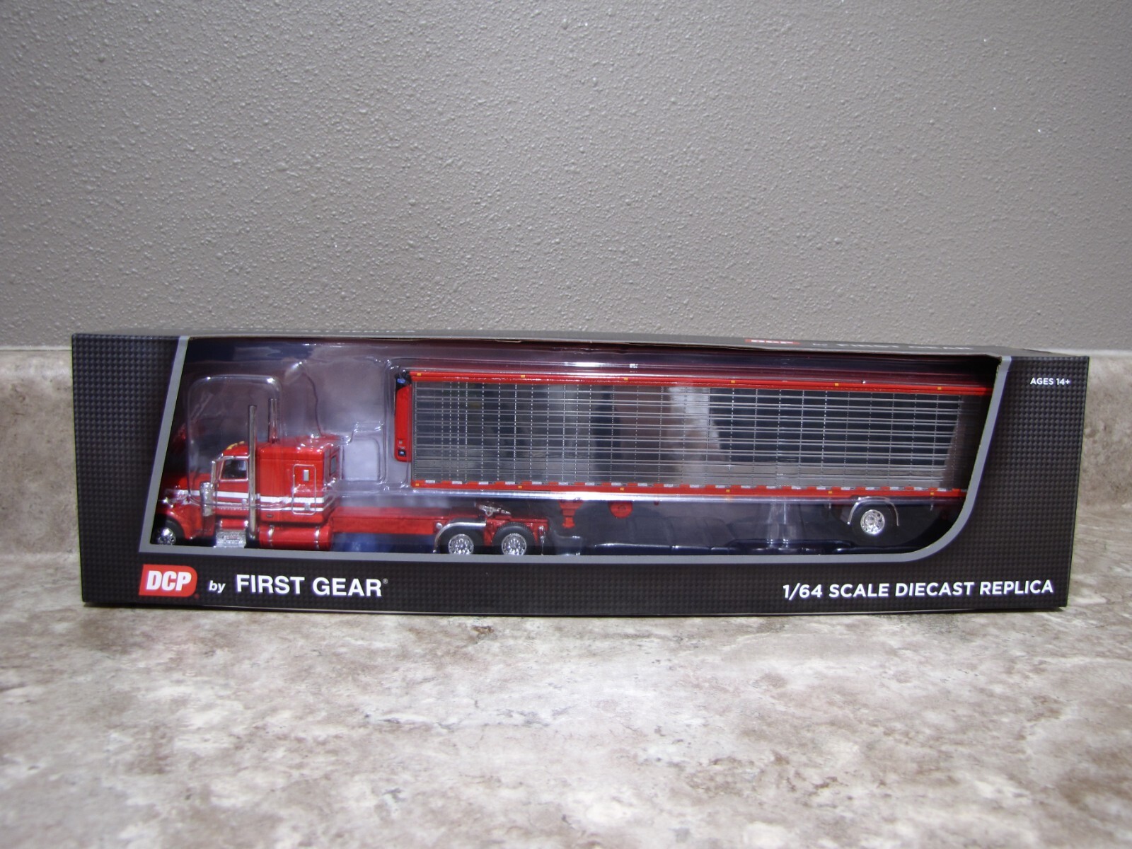 DCP 1/64 Can’t Afford It Ganski Red Peterbilt 389 Utility Refrigerated 60-1325
