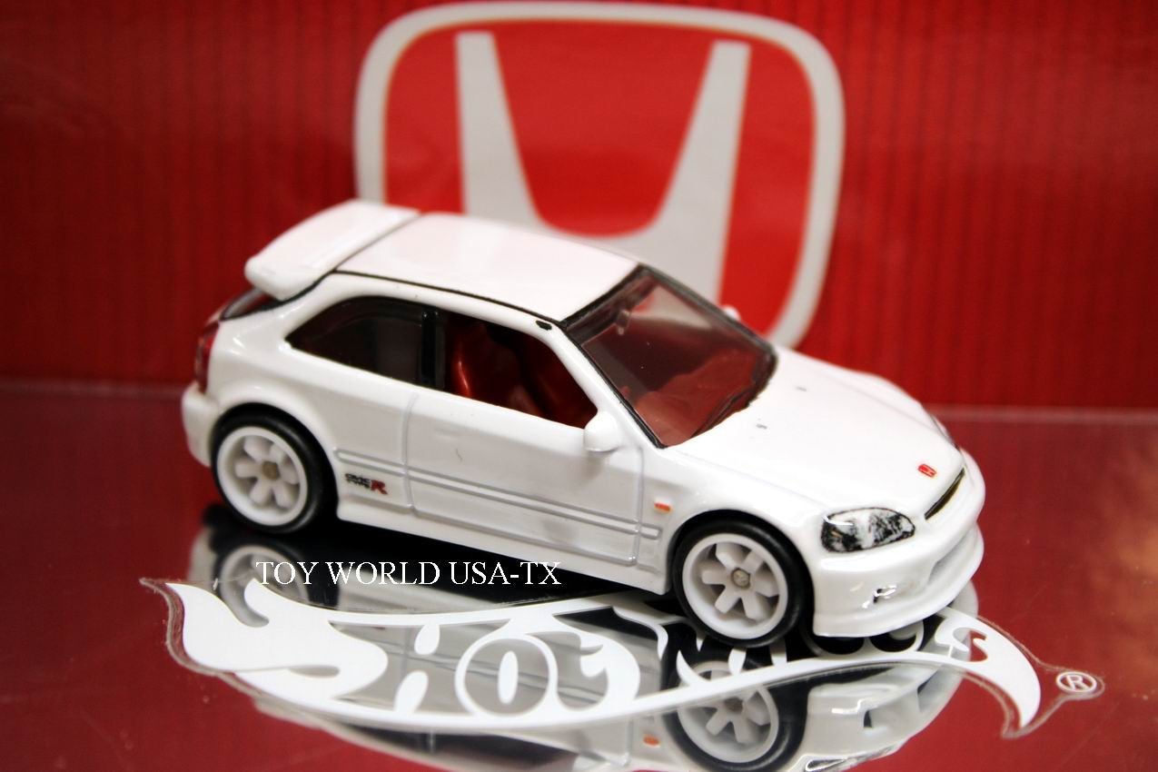 2025 Hot Wheels Car Culture Premium Honda Garage 1999 Honda Civic Type R