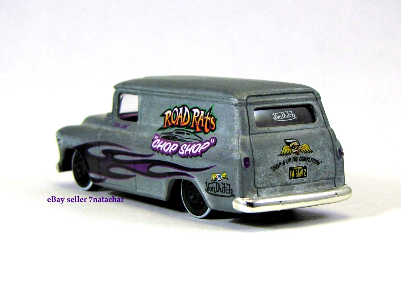 1957 Chevy Suburban Von Dutch Hot Rat Rod Shop Panel Delivery Truck B