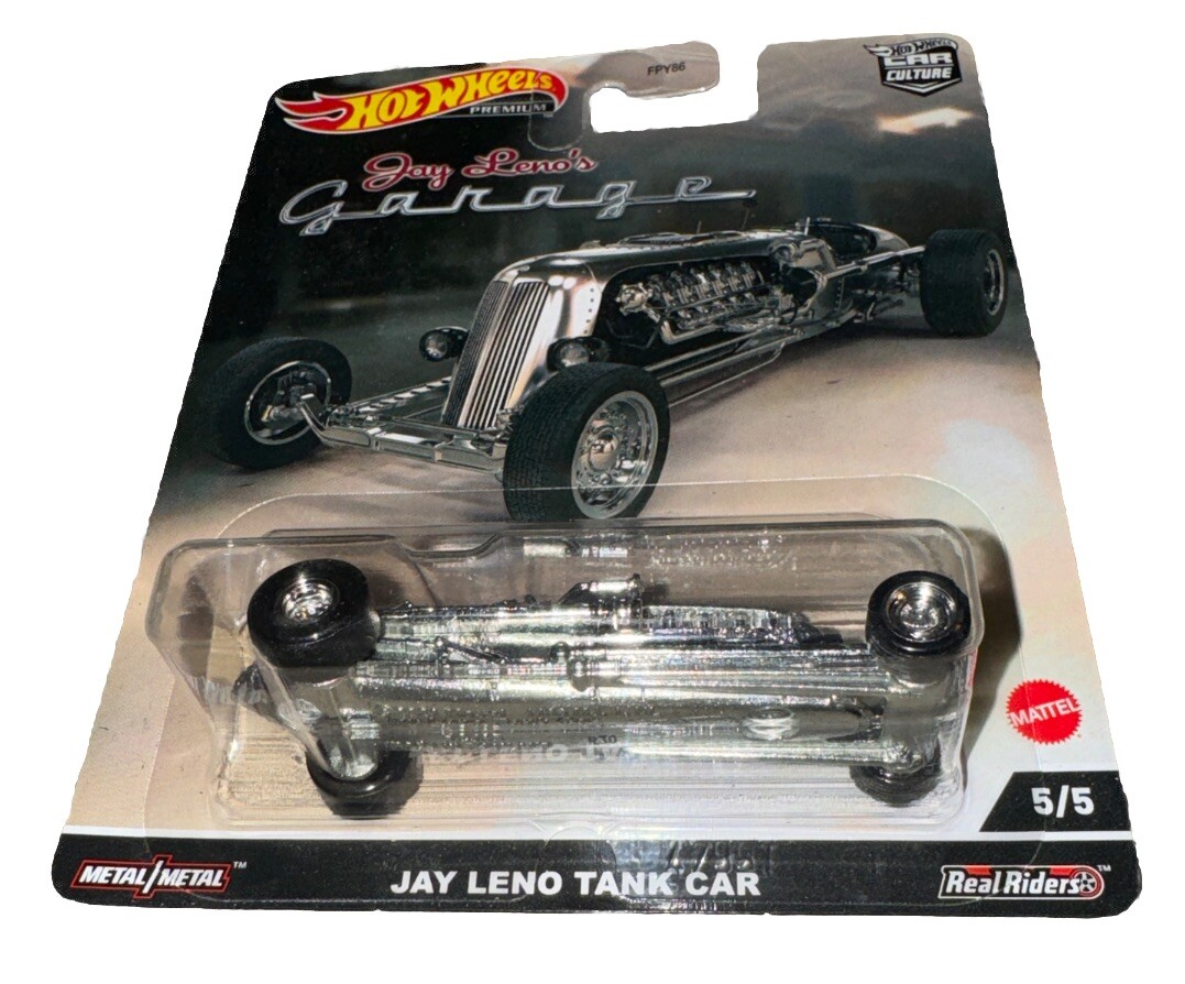 Lot Of 2 Hot Wheels Exotic Jay Leno Tank Car Real Ridders Metal Chassis Body New