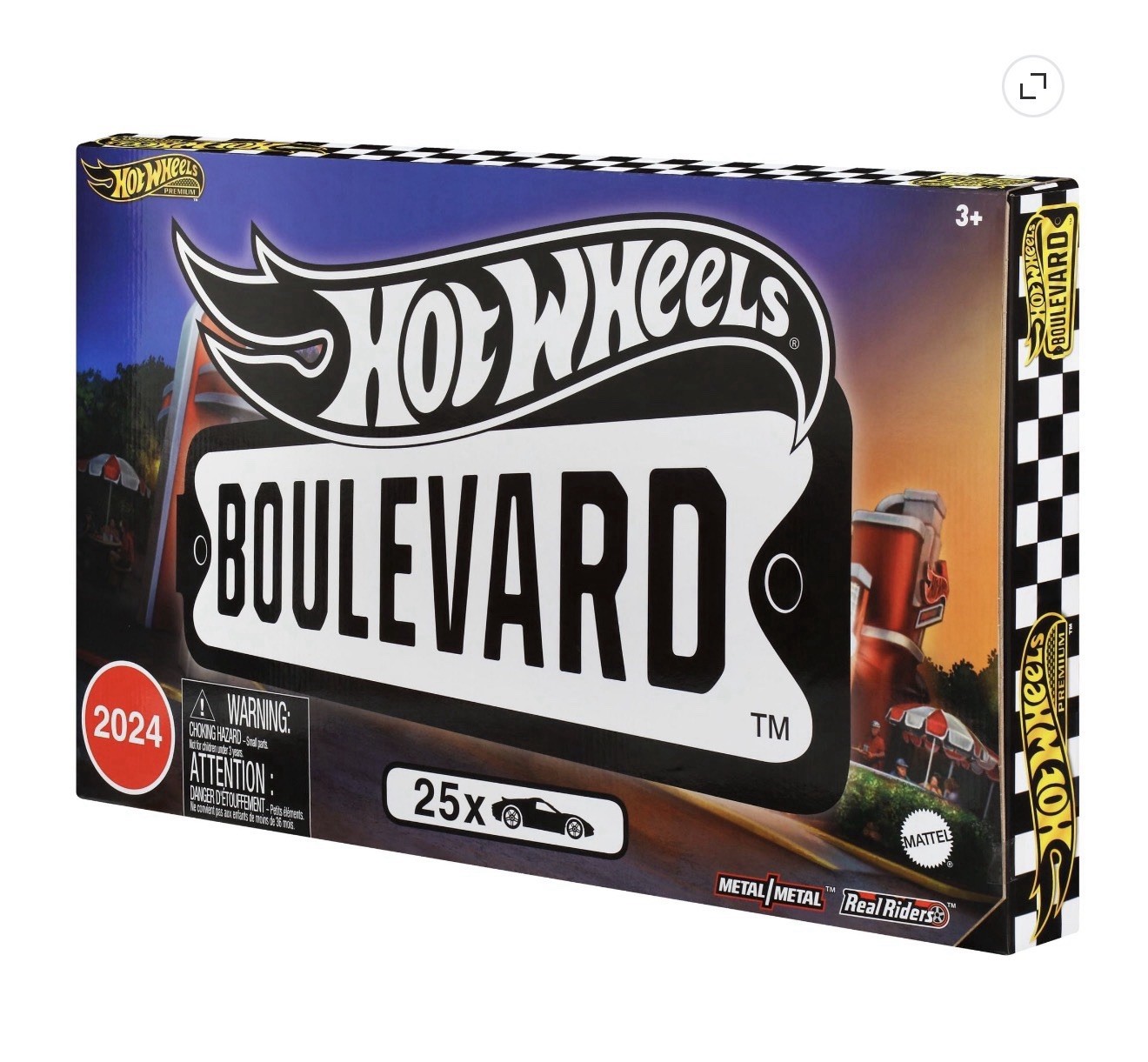 Hot Wheels Boulevard 2025 25-Pack 1:64 Diecast Cars Unopened Box JFM00