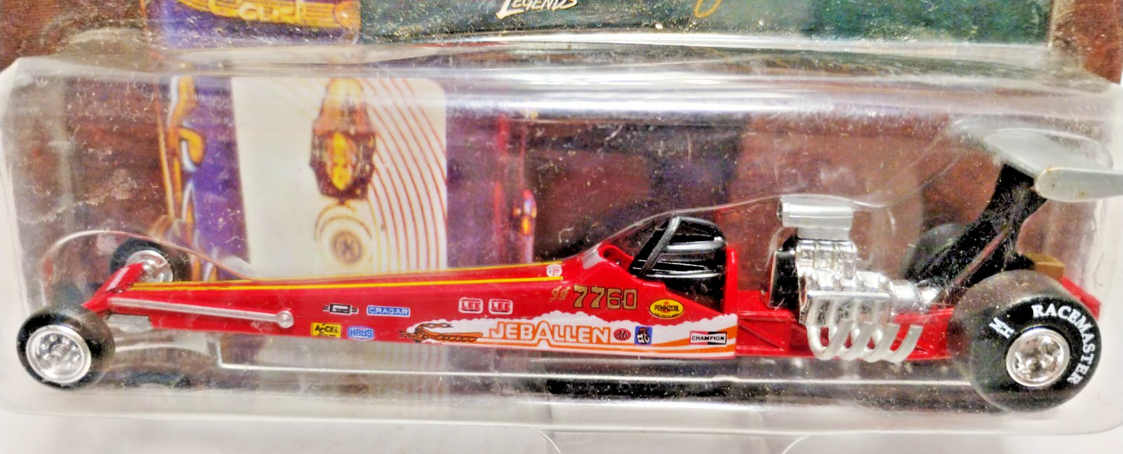 JOHNNY LIGHTNING,TOP FUEL-LEGENDS,PRAYING MANTIS,CAR & CARD JEB ALLEN 1974 (G2