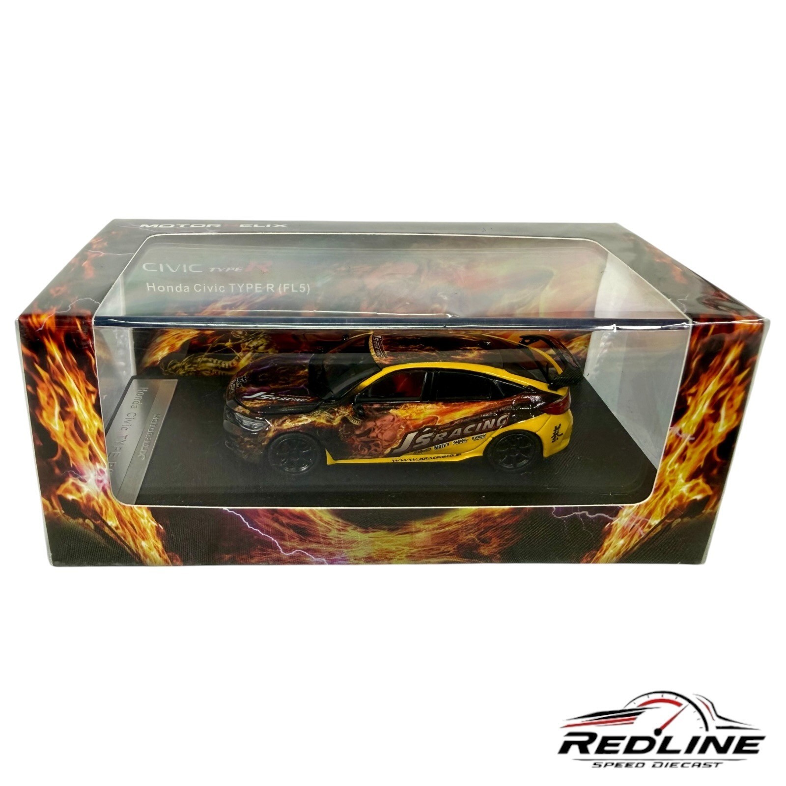 🎌🎌Motorhelix Honda Civic Type R ( FL5 ) J’s Racing Livery 1:64 H1🎌🎌