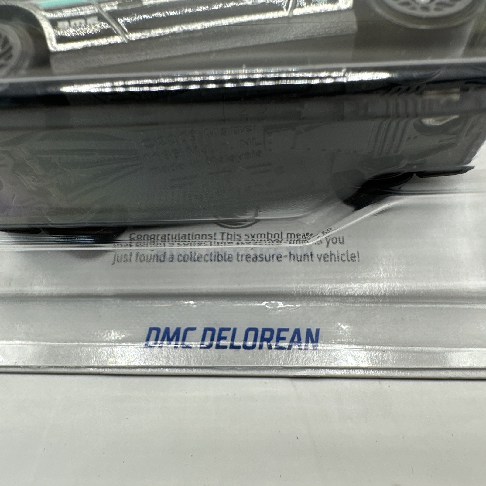 Hot Wheels HW Rolling Metal DMC DeLorean Treasure Hunt Raw HTF
