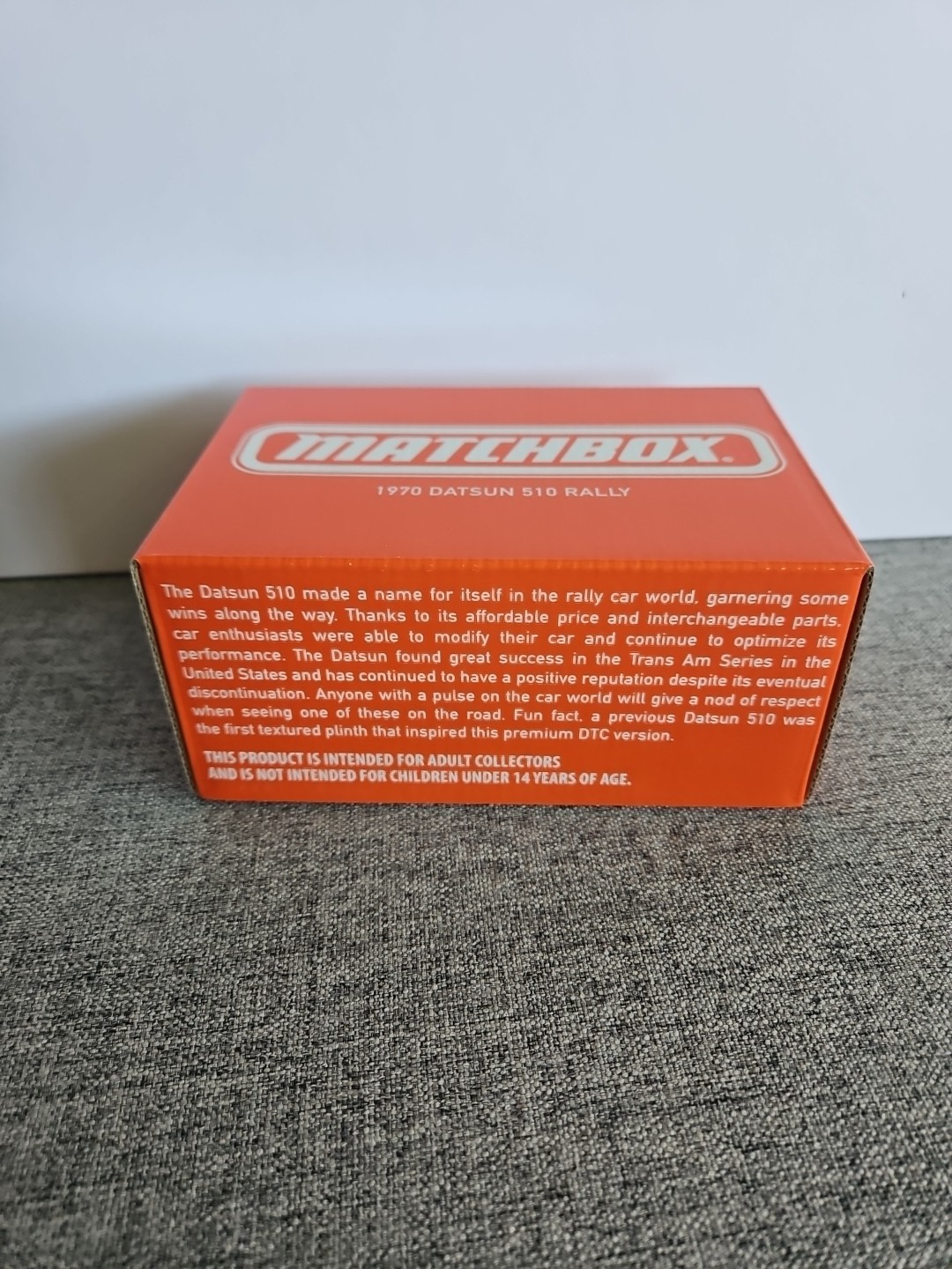 MATTEL CREATIONS MATCHBOX COLLECTORS 1970 DATSUN 510 RALLEY NEW IN BOX / SEALED