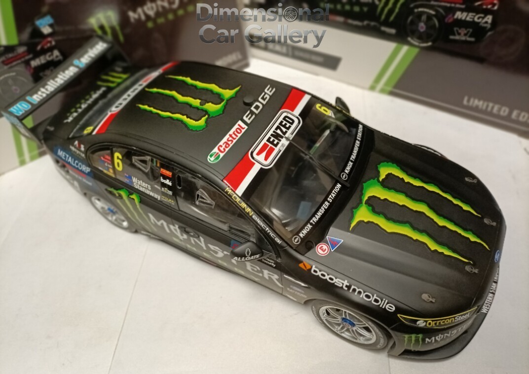 Authentic 1/12 Ford Falcon FGX #6 MONSTER ENERGY Racing Winner 2017 driver Cam
