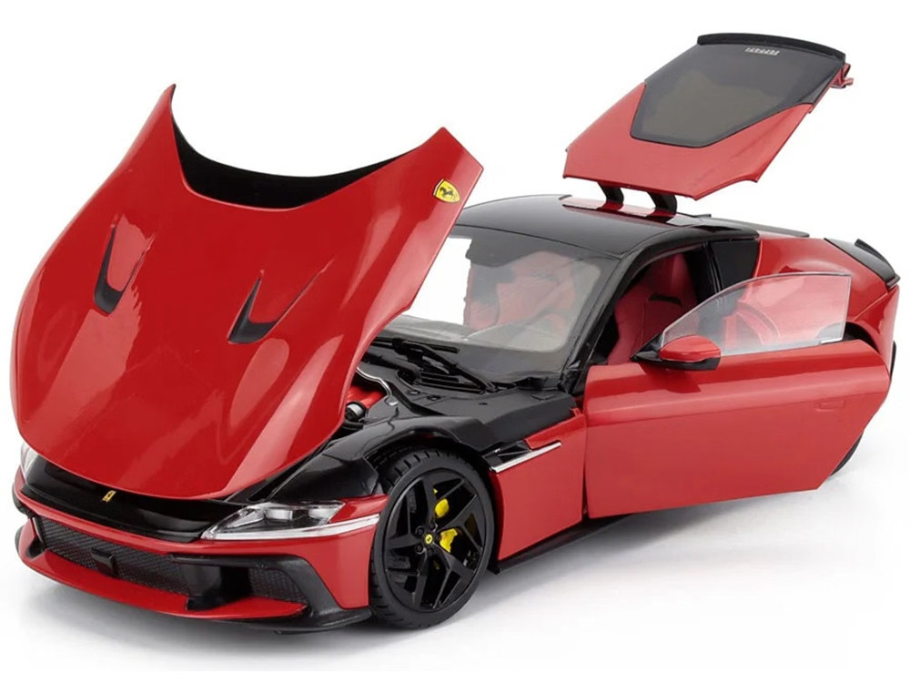 1/18 2024 Ferrari 12Cilindri Rosso Corsa Red with Black Top Diecast