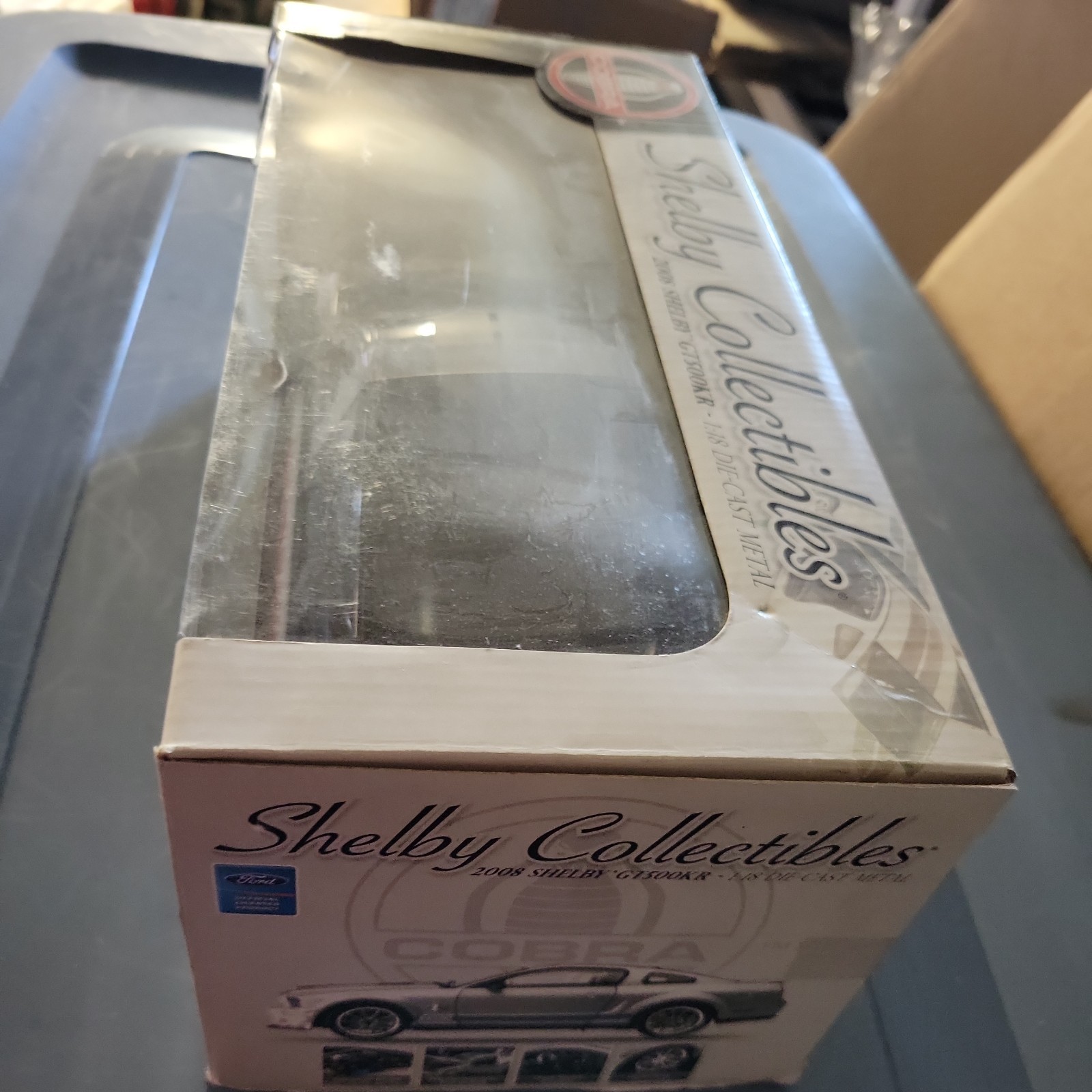 Shelby Collectibles 1:18 2008 Ford Shelby GT500KR Black Diecast Unopened Box