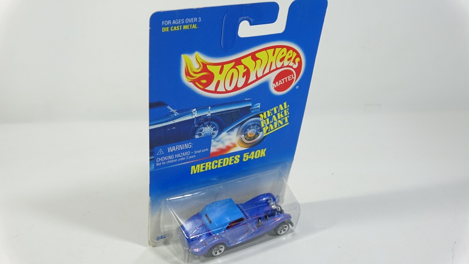 1991 Hot Wheels Die Cast Cars Blue Sparkle Mercedes 540K #164 – #0422