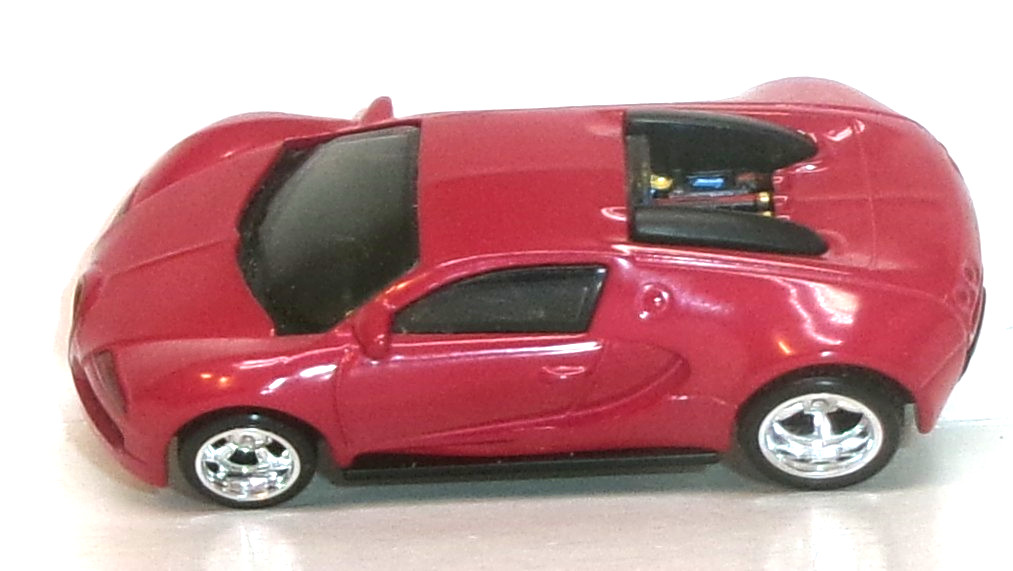 LOOSE 2025 HOT WHEELS 1:64 RED BUGATTI VEYRON WHEEL SWAP REAL RIDERS
