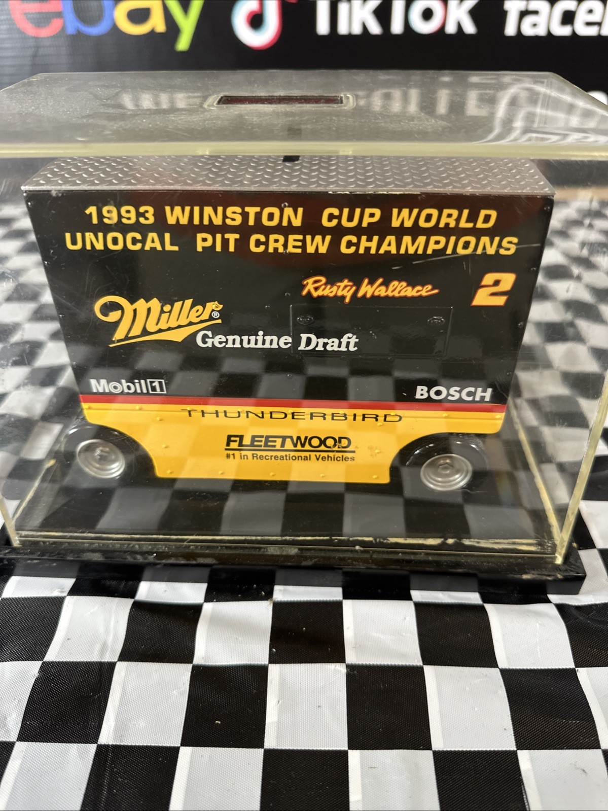 #2 Rusty Wallace 1993 Miller Genuine Draft Put Wagon Bank