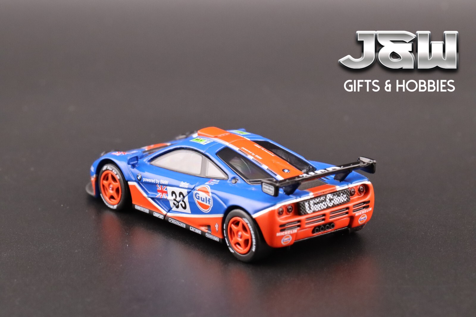 Mini GT McLaren F1 GTR #33 1996 Le Mans 24Hr GULF #723 1/64