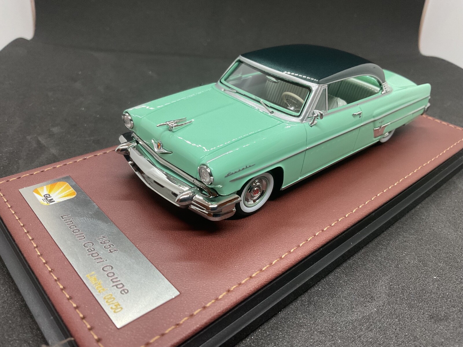 1954 Lincoln Capri 2 dr HT by GLM 1/43 Scale 2 tone green Ltd to 50 units