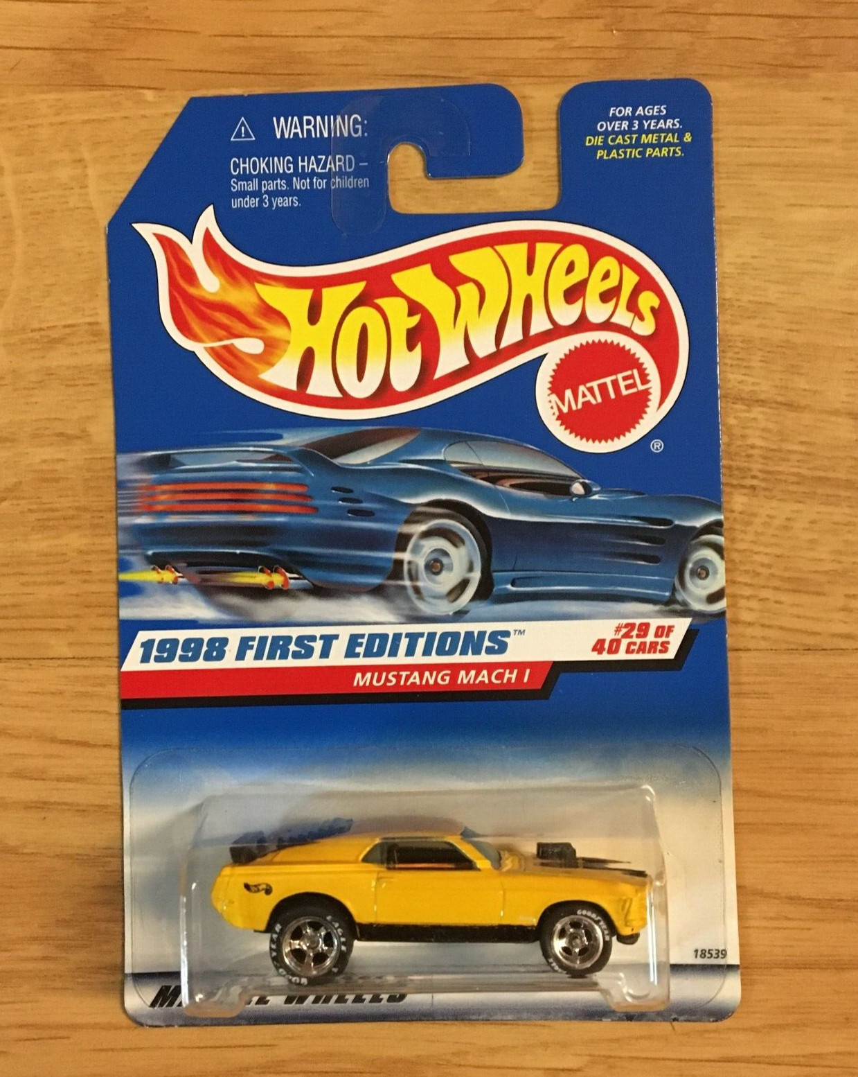 Hot Wheels 1998 FE ’70 Ford Mustang Mach 1 CUSTOM Super Real Riders Wheel Swap