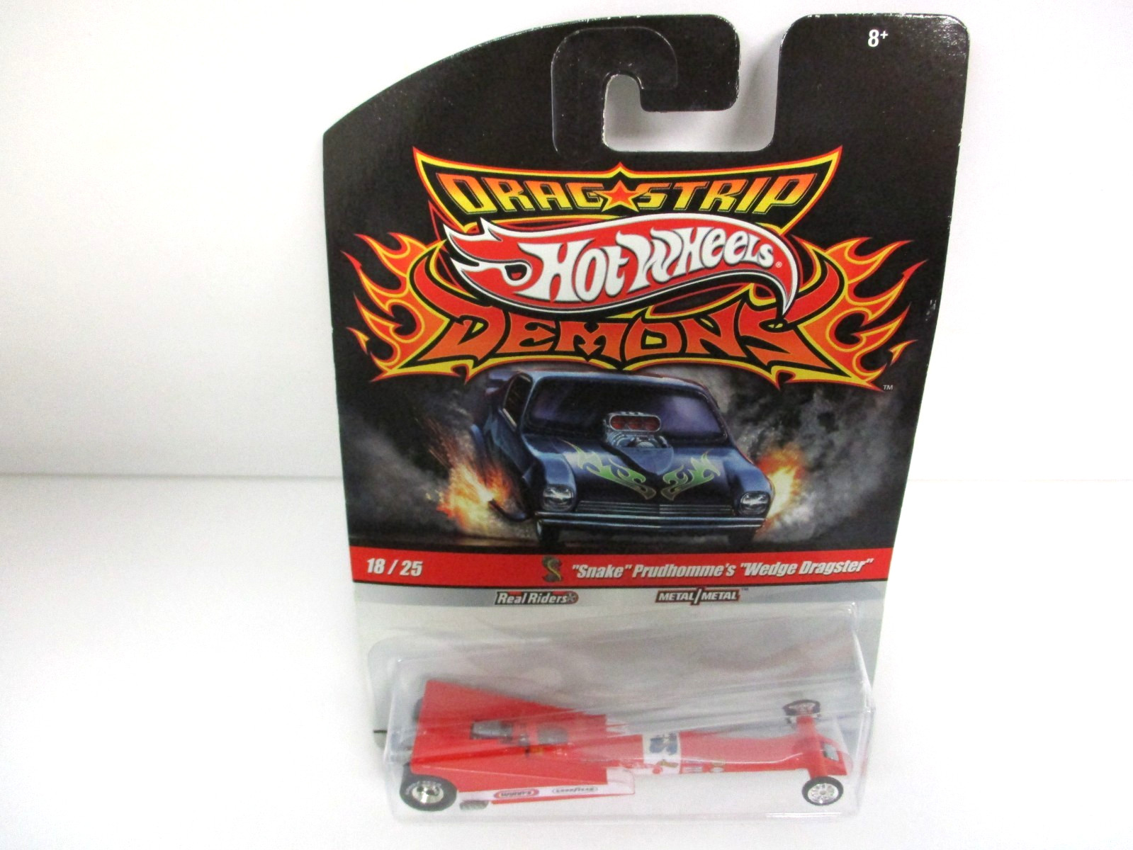HOT WHEELS – DRAG STRIP DEMONS – DON “THE SNAKE” PRUDHOMME T/F WEDGE DRAGSTER