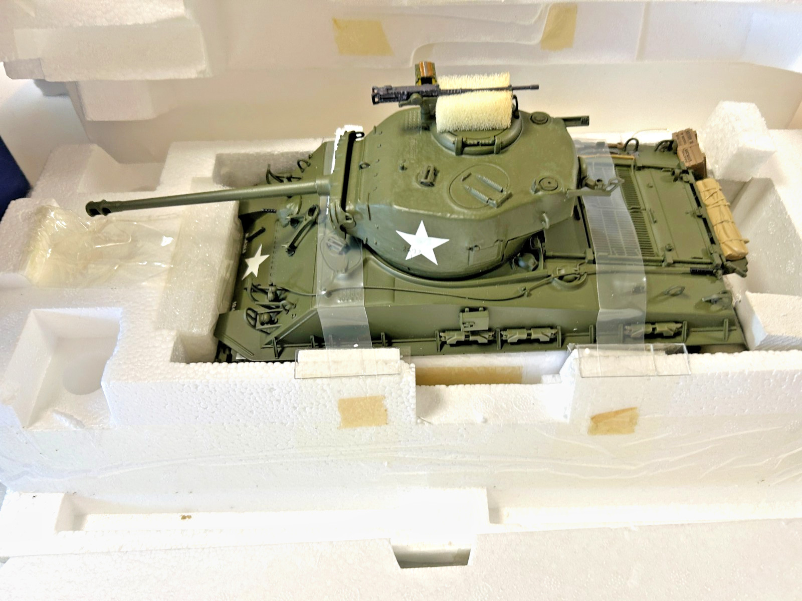 Franklin Mint General George Patton’s M4-A3 Sherman Tank 1:24 Diecast