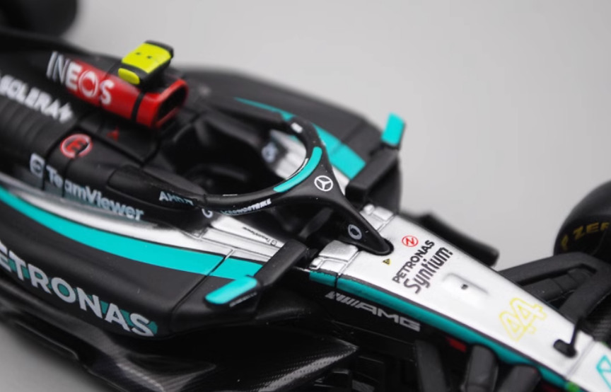 Bburago 1:43 F1 Formula Mercedes AMG W16 W15 Lewis Hamilton Russell Antonelli