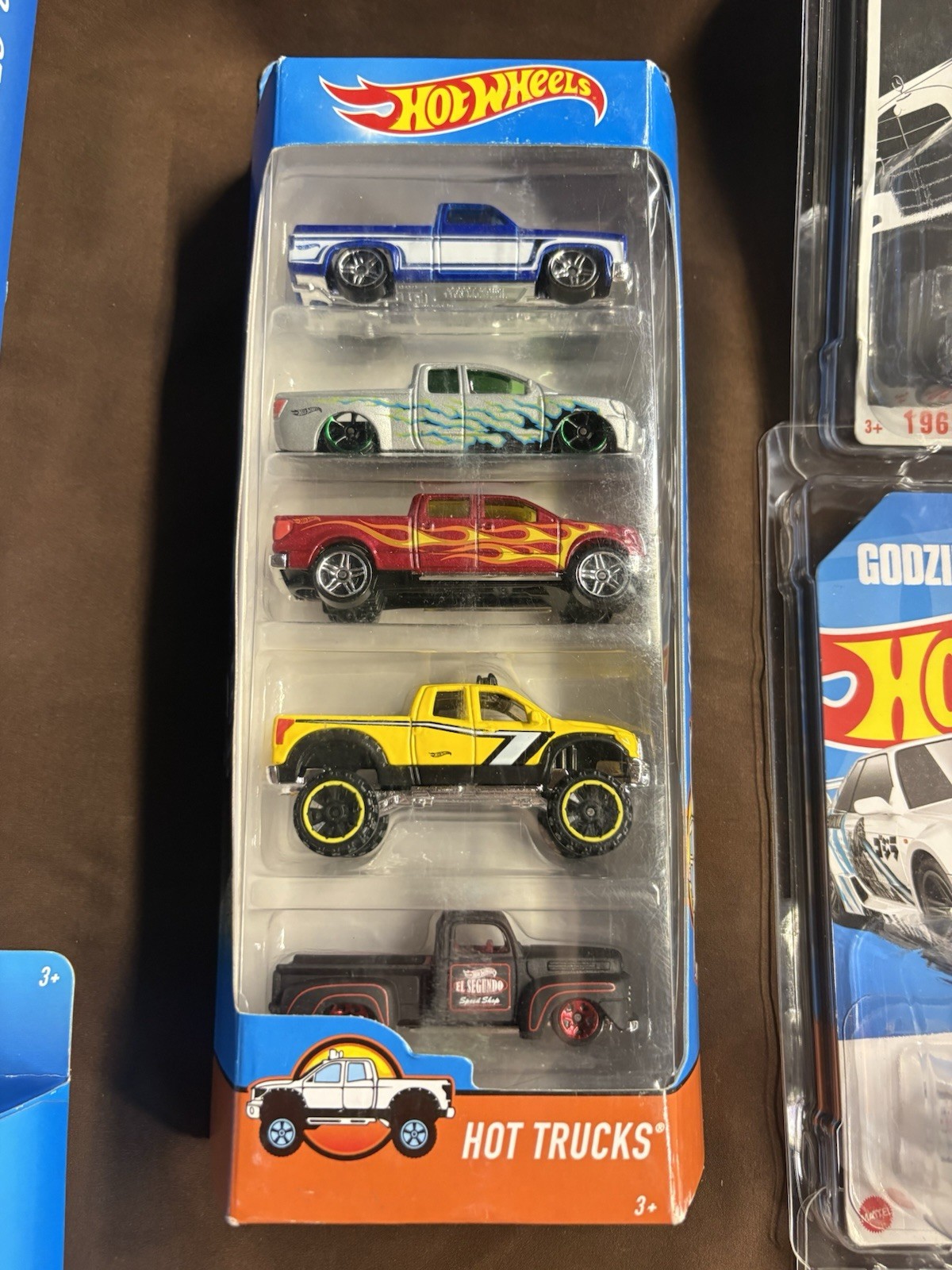 Hot Wheels 2018 HW Hot Trucks 5 Pack #FKT63 1 64 Scale Diecast Silverado