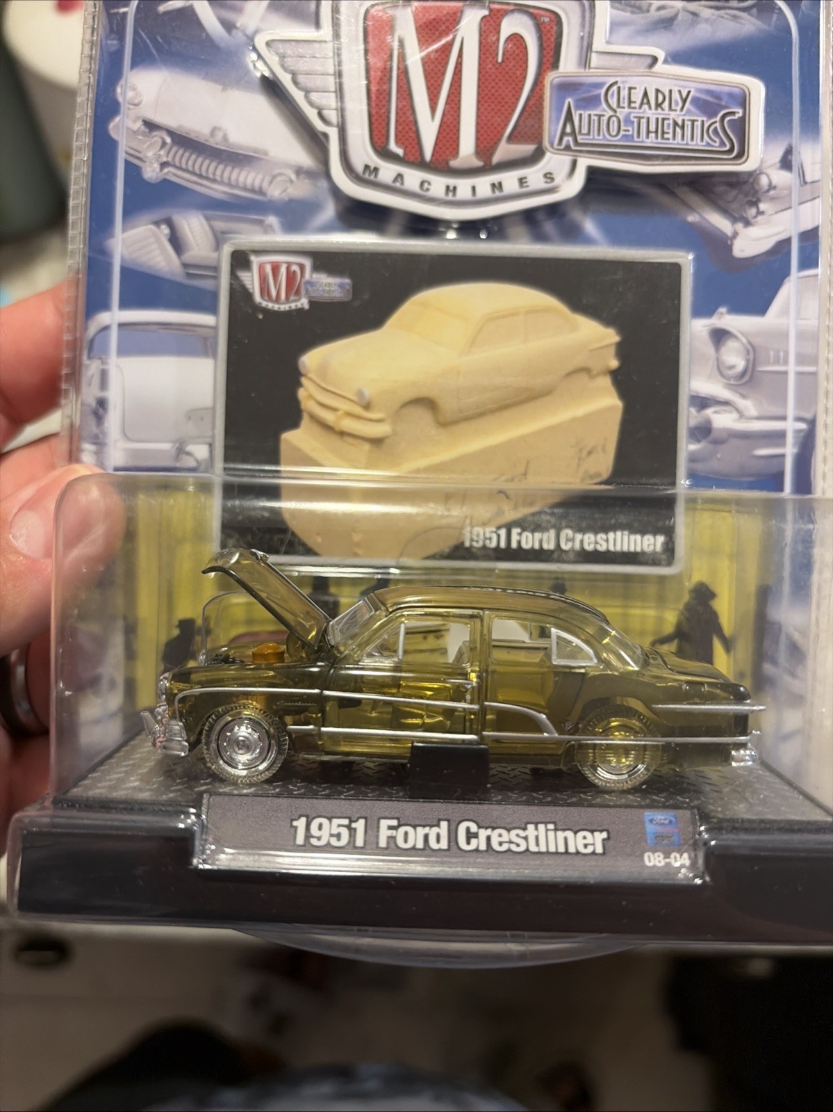 M2 Machines Clearly Auto-Thentics 1951 Ford Crestliner 1:64 Scale 2008 car