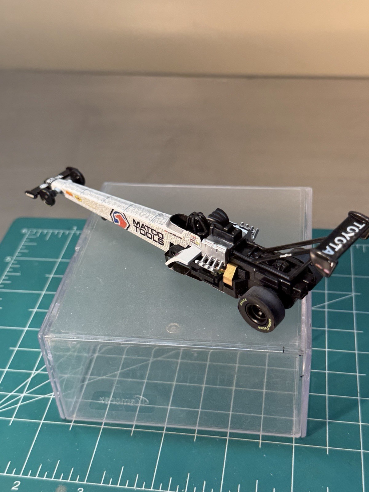 Auto World Top Fuel Dragster Matco Tools Antron Brown HO Slot Car Tested