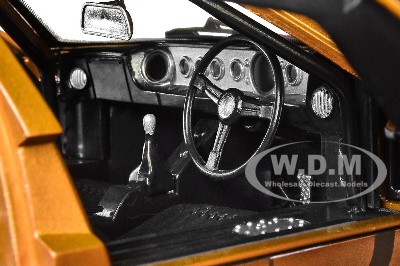 1966 FORD GT-40 MK II #5 GOLD AFTER RACE 1/18 DIECAST SHELBY COLLECTIBLES SC430