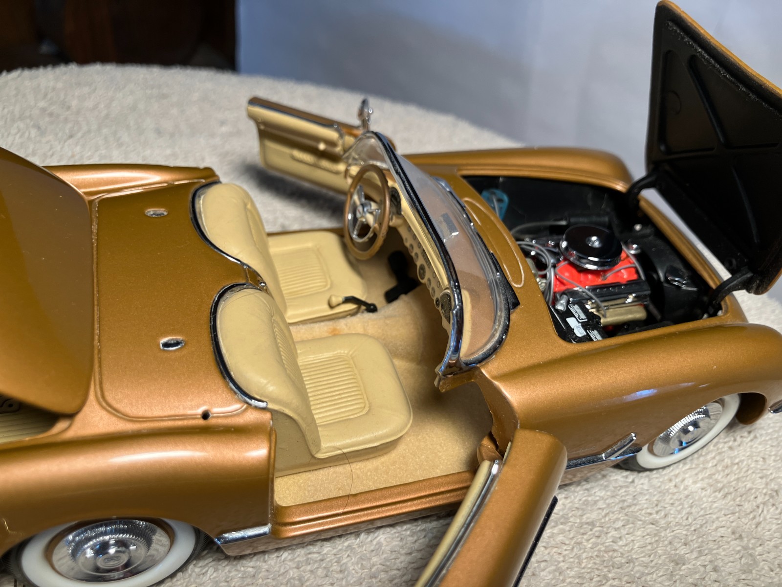 Franklin Mint 1/24 1955 Corvette Limited Edition – Copper