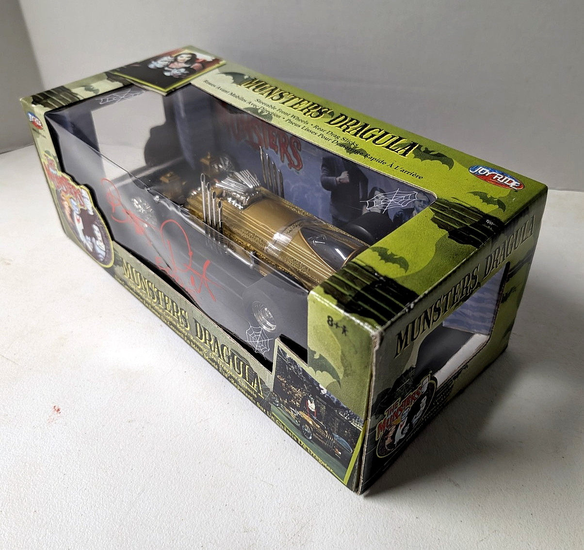 Munsters Dragula Coffin Body Dragster & Photo Signed by Butch Patrick “Eddie”