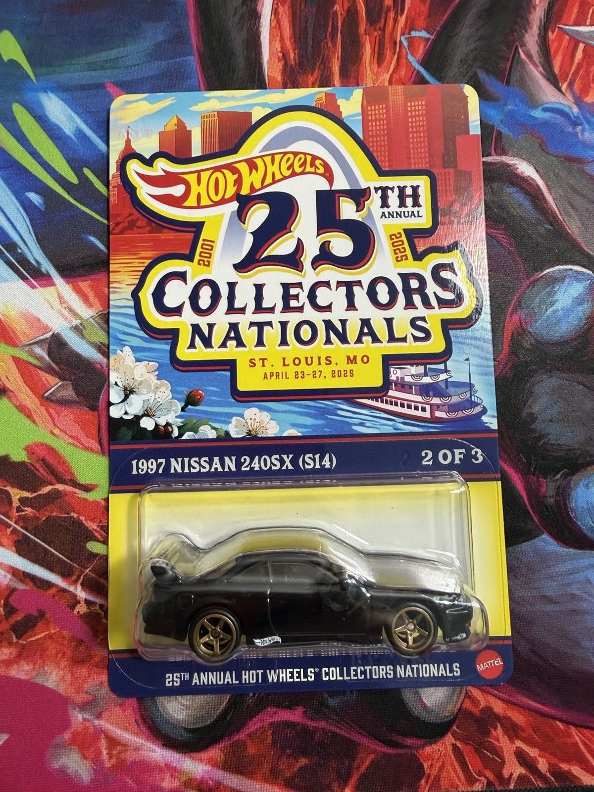 Hot Wheels 25th Collectors Nationals 1997 Nissan 240SX(S14) St. Louis #4751/6200