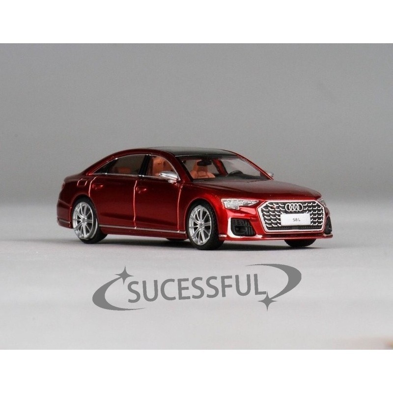 1/64 JKM Red S8 L D5 Detailed Luxury Sport Sedan Diecast Collectible