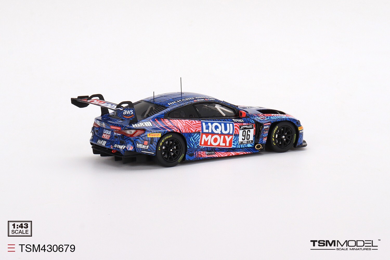 TSM-Model 1:43 BMW M4 GT3 #96 Turner Motorsport 2022 GT World Challenge America