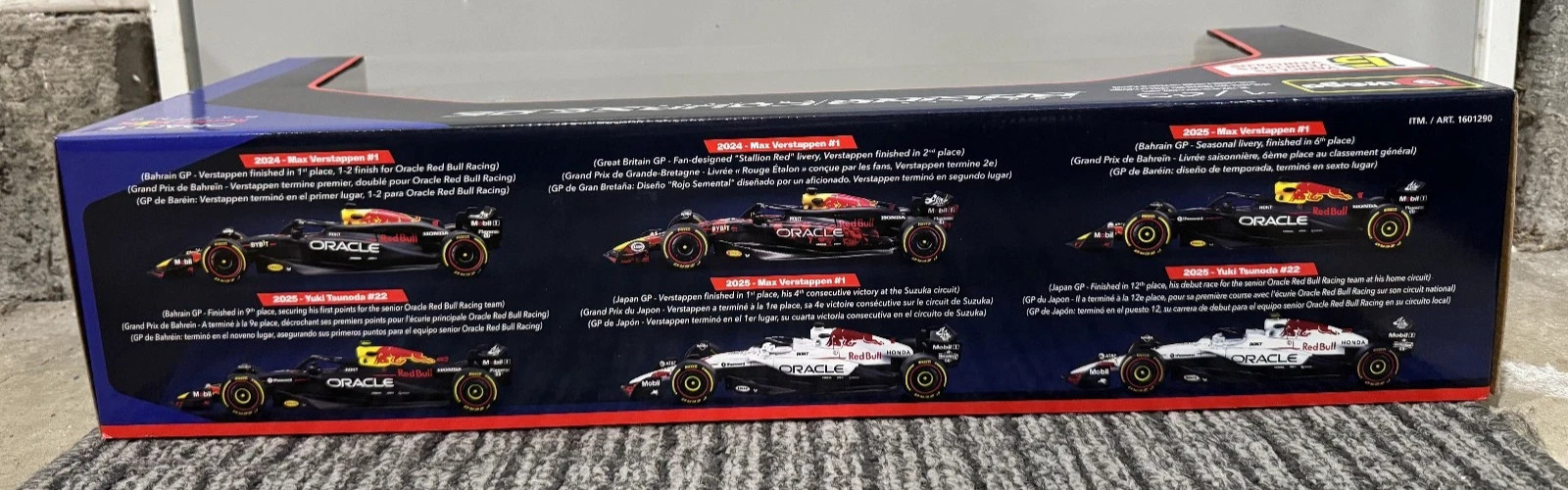 Bburago 2025 Red Bull Formula 1 Racing F1 1/43 6-Car Set