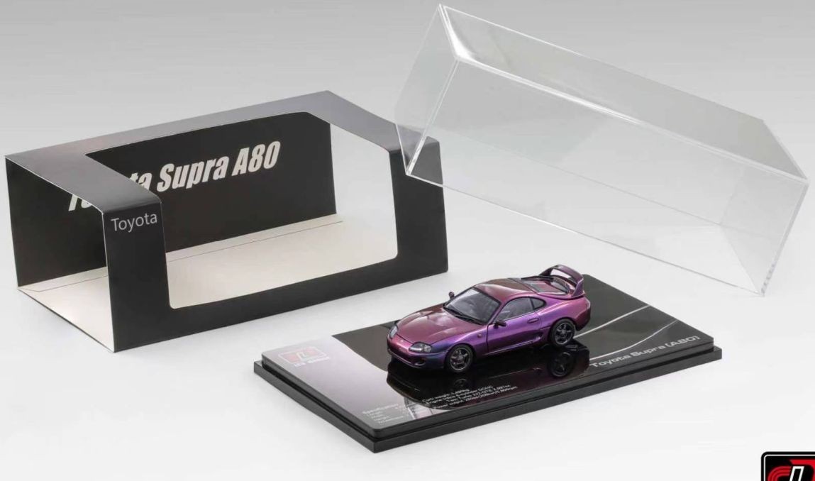 LCD DIECAST 1/43 1993 TOYOTA SUPRA MKIV MK4 (A80) RHD CHAMELEON PURPLE METALLIC