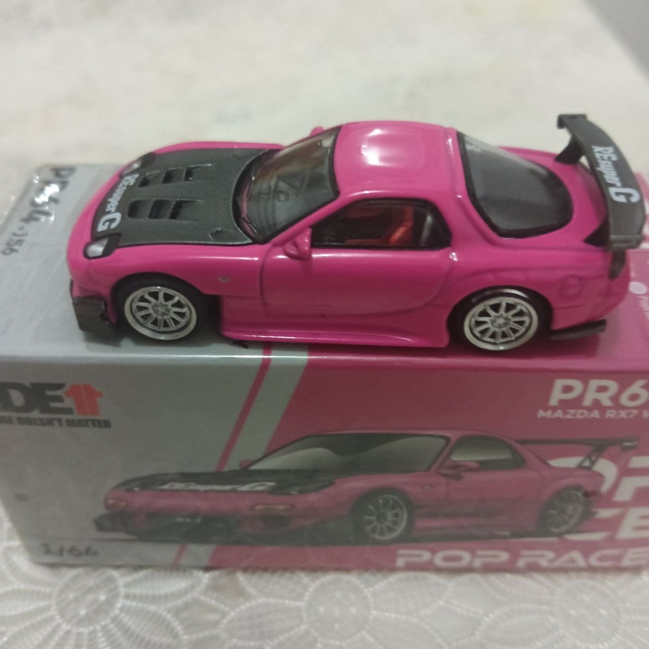 PR64 Mazda RX7 Widebody 2024 indonesia diecast expo Pink 1:64 PR640156 unsealed