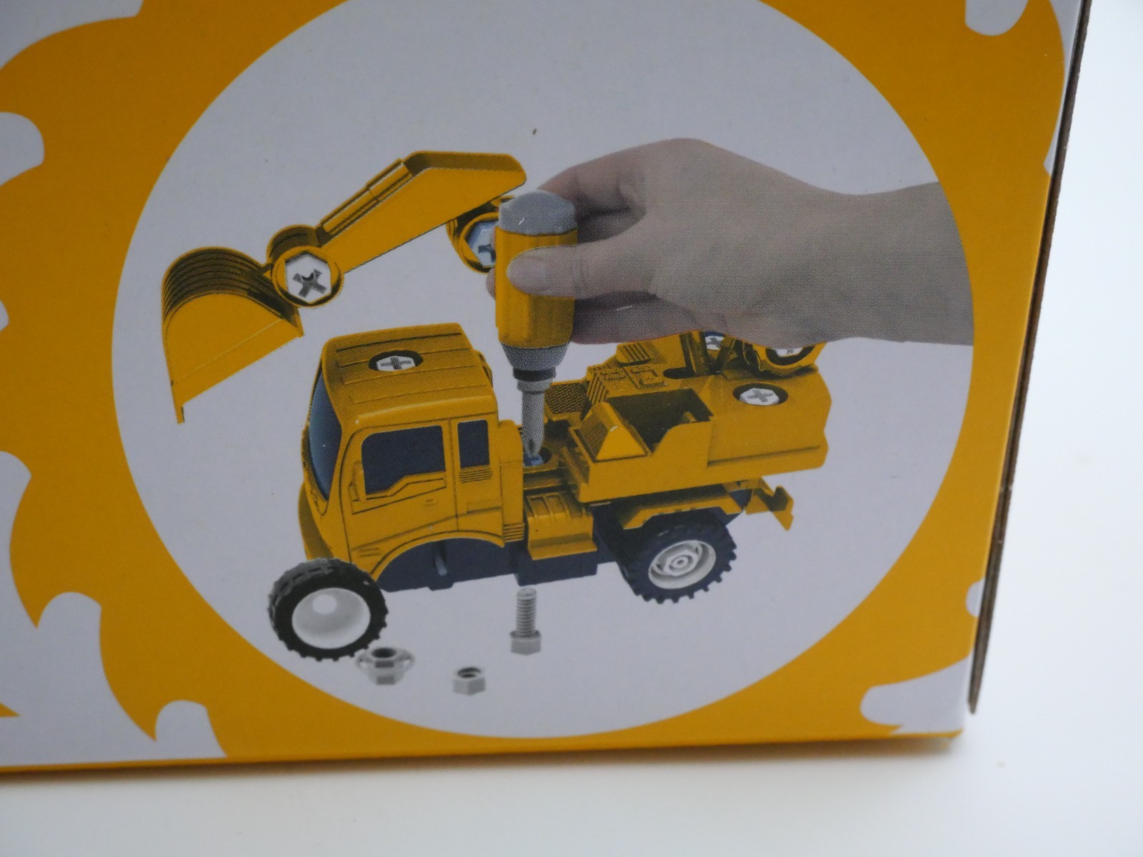 DIY Truck Set 4 Pack – Dump, Mixer, Crane, Excavator – Build Toys 3+