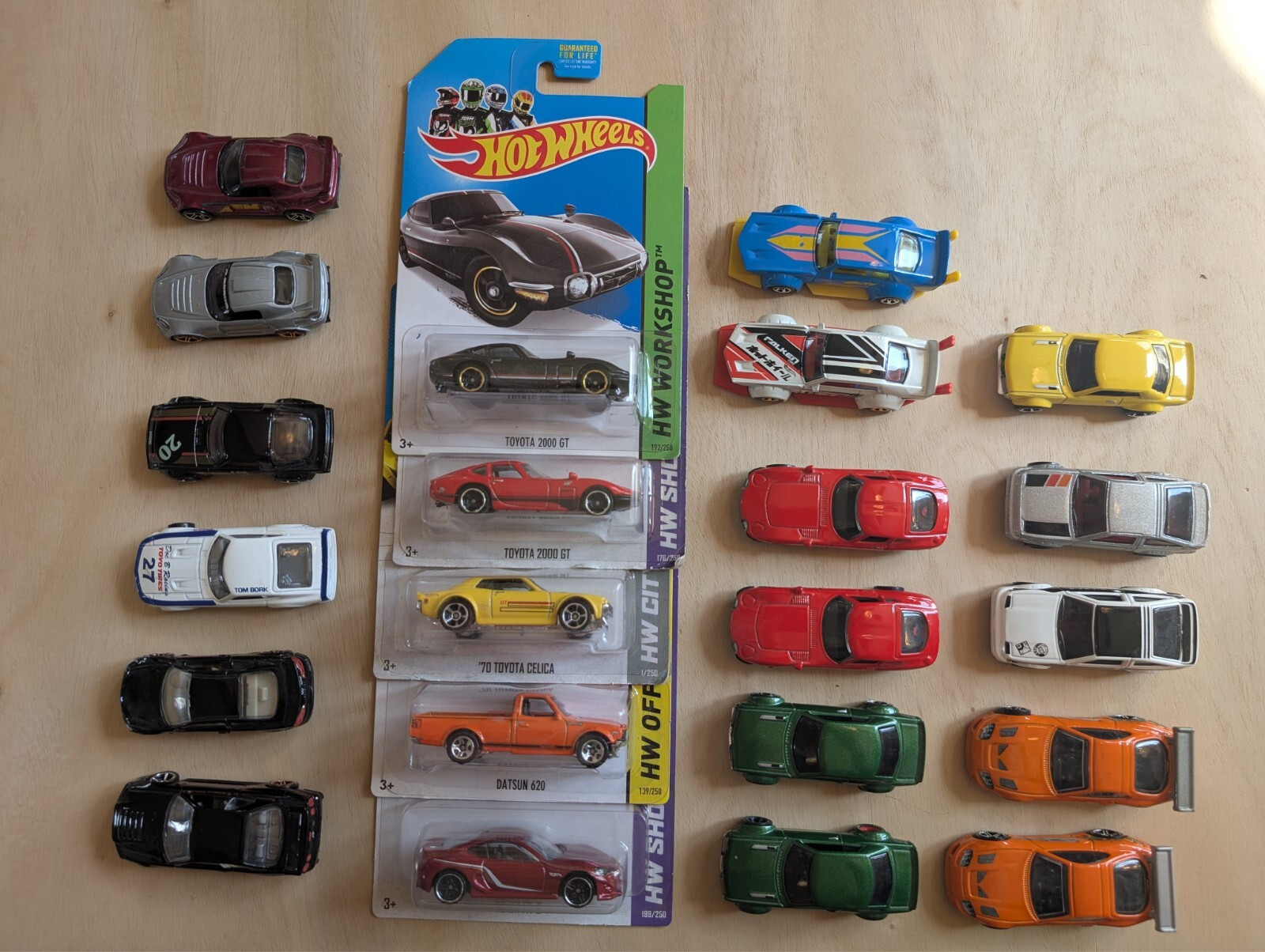 Hot Wheels JDM Lot Of 24 Cars Nissan Honda Toyota Mazda japanese s2000 skyline