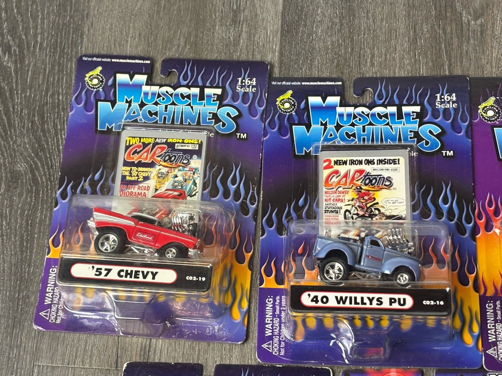 Lot Of 5 Muscle Machines Does cast Cars 1:64 Various Sets/years