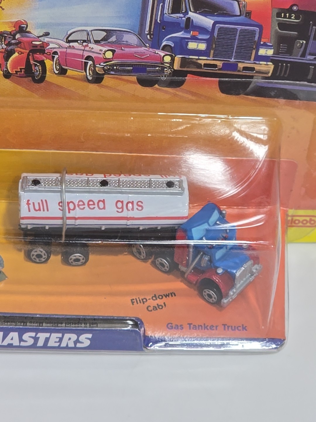 1997 Galoob Micro Machines #26 Service Masters Tow Truck Gas Tanker ’49 Mercury