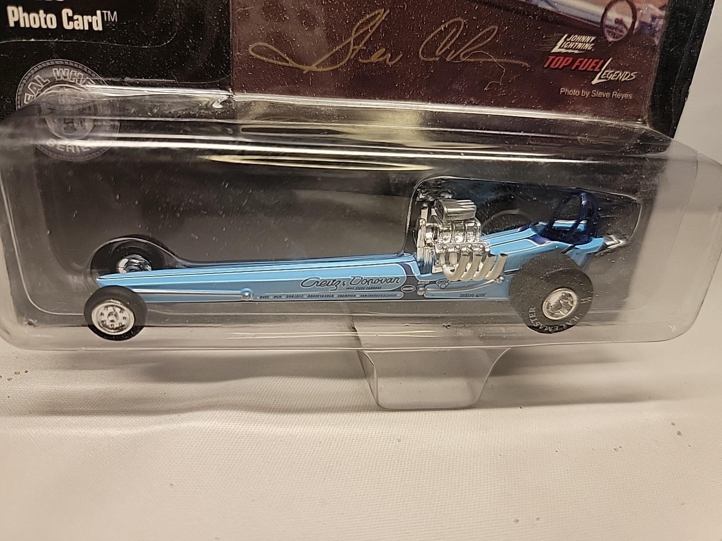 Johnny Lightning Top Fuel Legends Steve Carbone Racing Front Engine Dragster New