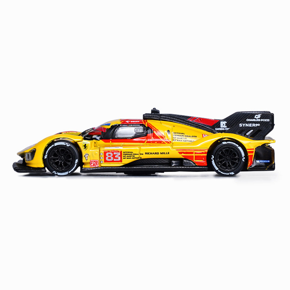 Bburago 1:64 Ferrari 499P Le Mans Winner Diecast Model Car with Display Case