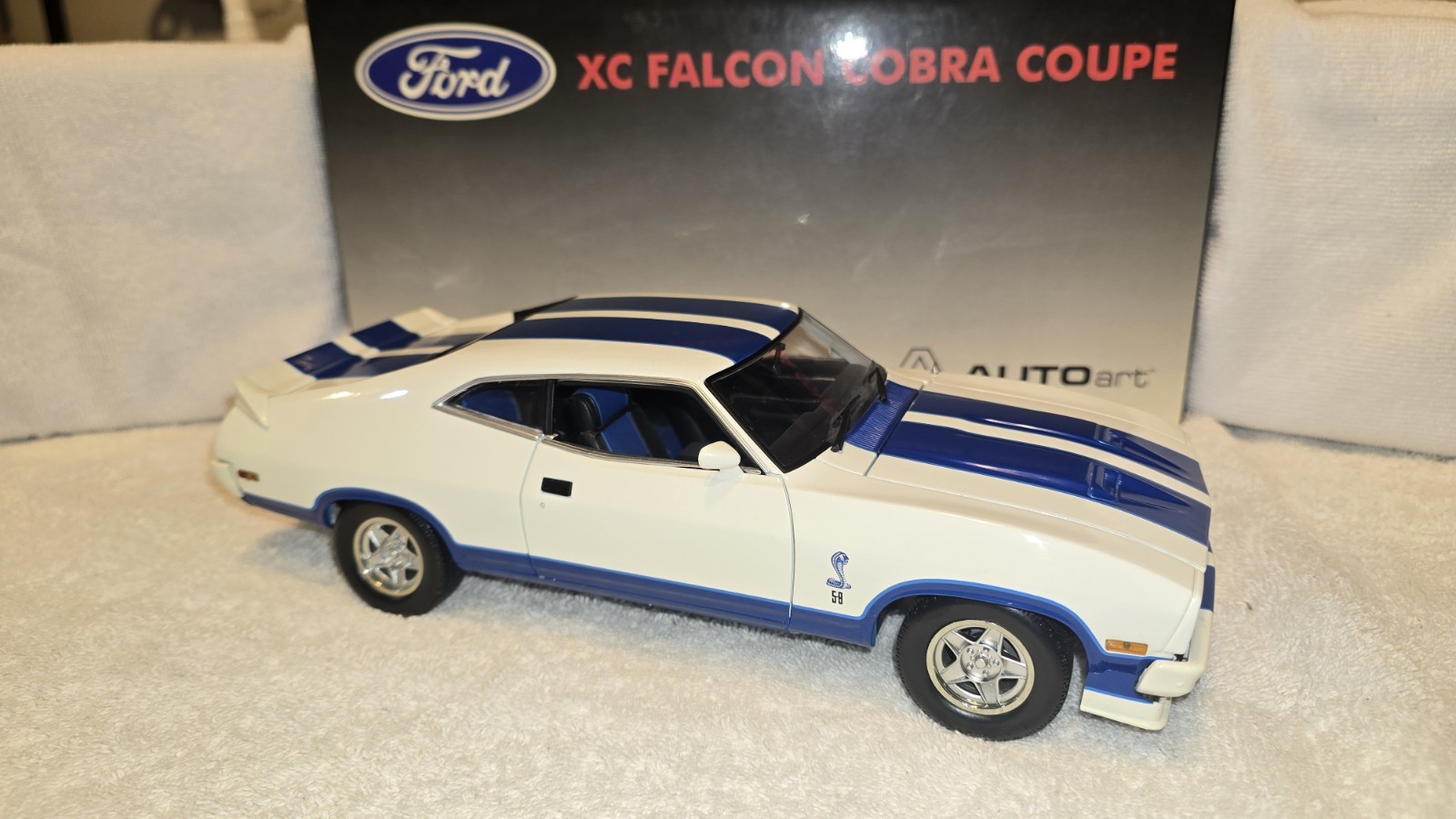 1/18 Autoart Ford XC Falcon Cobra Coupe, Beautiful,Rare,USED, See Description!!